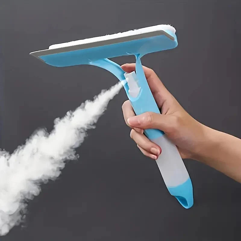 Ștergător de geamuri 3 în 1 cu pulverizator